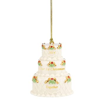 【中古】【輸入品・未使用】Lenox 2014 Our 1st Christmas Together Cake Ornament [並行輸入品]｜ムジカ＆フェリーチェ店