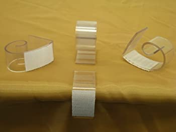 【中古】【輸入品・未使用】LA Linen 50Pc-LargeClips Table Skirt Clip Fits Up To 3.5 in. Table - Pack of 50