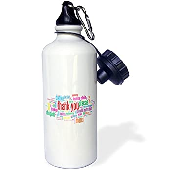 【中古】【輸入品・未使用】3dRose wb_193347_1 Misplaced Texan Sports Water Bottle%ｶﾝﾏ% 21 oz%ｶﾝﾏ% White by 3dRose [並行輸入品]
