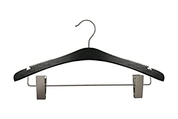 【中古】【輸入品・未使用】NAHANCO 30217RC Signature Wood Hangers%ｶﾝﾏ% Low Gloss Black with Inset Grippers%ｶﾝﾏ% 16 3/4%ﾀﾞﾌﾞﾙｸｫｰﾃ% (Pack of 100) 141［並行輸入］｜ムジカ＆フェリーチェ店