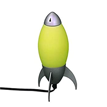 【中古】【輸入品・未使用】Ore International KT-162 Kid's Rocket Table Lamp%ｶﾝﾏ% 10.5-Inch Height%ｶﾝﾏ% Yellow by ORE