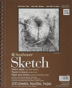 【中古】【輸入品・未使用】Strathmore Series 400 Sketch Pads 9 in. x 12 in. - pad of 100 by Strathmore