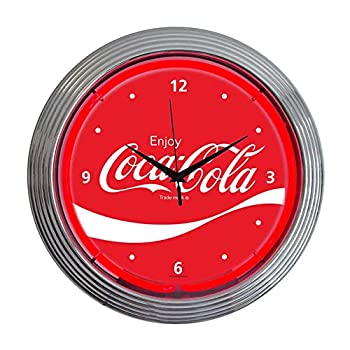 【中古】【輸入品・未使用】coca cola コカコーラ レトロ ネオンクロック壁掛時計 並行輸入|ムジカ&フェリーチェ店