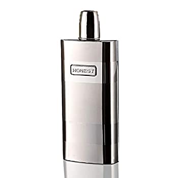 【中古】【輸入品・未使用】Honest スキットルボトル 12oz ウイスキー携帯ボトルヒップフラスコセット 縦長 [並行輸入品]