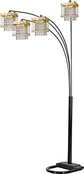 【中古】【輸入品・未使用】ミルトンGreens Salvador円弧フロアランプ 84-Inch ブラック A6968BK｜ムジカ＆フェリーチェ店