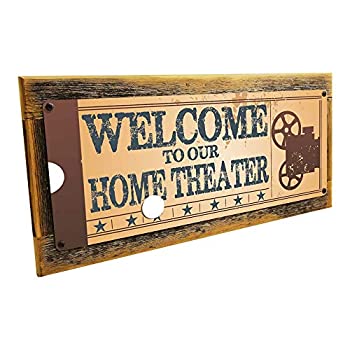 【中古】【輸入品・未使用】ホームシアター装飾メタルサイン 7%ﾀﾞﾌﾞﾙｸｫｰﾃ%x17%ﾀﾞﾌﾞﾙｸｫｰﾃ% Framed 20060F