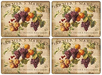 【中古】【輸入品・未使用】Pimpernel Abundant Fall Collection プレースマット 4枚セット