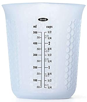 【中古】【インポート品・未当て嵌める】OXO 測り優勝杯 陰電子範囲相応う ケイ素樹脂 大リーグ優勝杯 中 500ml