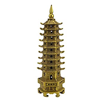 【中古】【輸入品・未使用】(イスイ)YISHUI 風水置物 風水グッズ 文昌塔 九重の塔 開運 お守り feng shui M5006 [並行輸入品]｜ムジカ＆フェリーチェ店