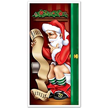【中古】【輸入品・未使用】Santa Restroom Door Cover Party Accessory (1 count) (1/Pkg) [並行輸入品]｜ムジカ＆フェリーチェ店