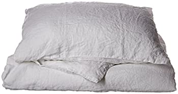 【中古】【輸入品・未使用】Stone Washed Bedlinenセット光学式ホワイト TWIN (68 x 86) ホワイト 0587305|ムジカ&フェリーチェ店