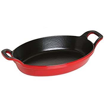 【中古】【インポート品・未当て嵌める】Staub ストウブ オーバル スタッカブルディッシュ 24糎 桜んぼう 1302306 (40509-897-0) [並行輸入品]