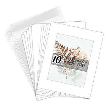 【中古】【輸入品・未使用】(41cm x 20%ﾀﾞﾌﾞﾙｸｫｰﾃ% Pack of 10 White Complete Set) - Golden State Art%ｶﾝﾏ% Pack of 10 White Pre-Cut 16x20 Picture Mat for 11x14 Photo