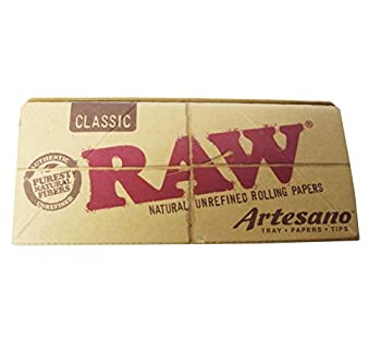 【中古】【輸入品・未使用】RAW Artesano Classic King Size Slim ペーパー、TIPS、トレイセット 110mm [並行輸入品]｜ムジカ＆フェリーチェ店