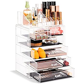 【中古】【輸入品・未使用】(Set Style 2) - Sorbus Acrylic Cosmetics Makeup and Jewellery Storage Case Display Set (Set Style 2)
