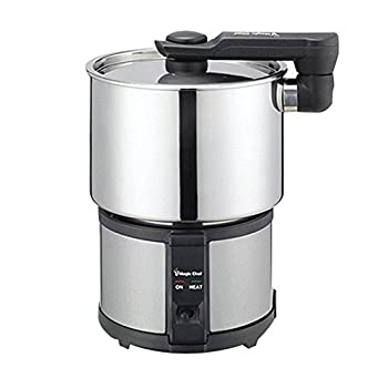【中古】【輸入品・未使用】Magic Chef Multi-Purpose Electric Hot Pot Cordless Portable Travel Camping Free Volt Mek-1300s 110V~220V & Exclusive Simple English Man