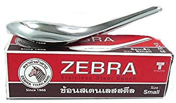 【中古】【インポート品・未当て嵌める】ゼブラ ZEBRA レンゲ 小 SUS 引き分け雑貨 引き分け一皿分の料理 引き分け屋台 [並行輸入品]