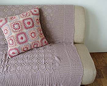 【中古】【インポート品・未当て嵌める】ミコノス クロシェマルチカバー パープル (約140×210糎) [並行輸入品]