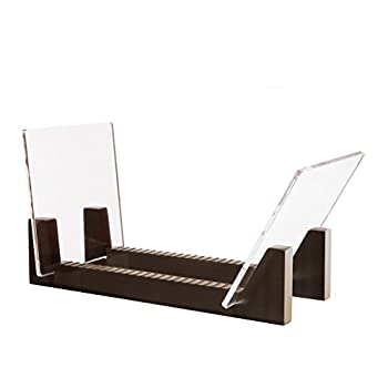 【中古】【輸入品・未使用】KAIU(カイウ) レコードラック - 無垢材、透明クリスタルアクリル ホルダー - 12インチLP、7インチシングル ディスプレイ 型 レコード ラック -|ムジカ&フェリーチェ店