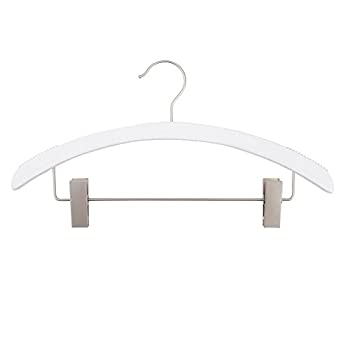 【中古】【輸入品・未使用】NAHANCO 40117RCHU Wooden Suit Hangers - Retro Series - Low Gloss White - Home Use (Pack of 25) 141［並行輸入］ 74,385円