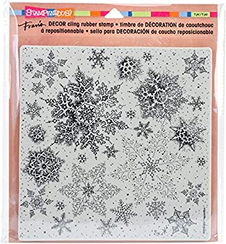 【中古】【輸入品・未使用】Stampendous Decor クリング スタンプ 雪の結晶
