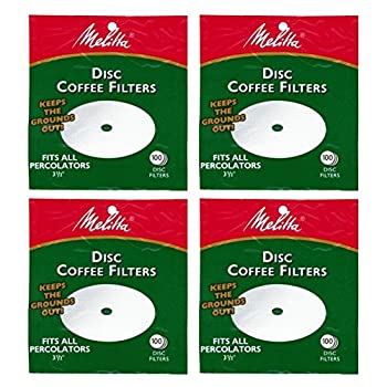 【中古】【輸入品・未使用】(100 Count (Pack of 4)) - Melitta 8.9cm White Disc Coffee Filters (Pack of 4)