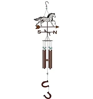 【中古】【インポート品・未当て嵌める】Sunset Vista 馬 鐘 アウトドア かざり付ける