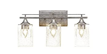 【中古】【輸入品・未使用】Toltec照明Uptowne 3ライトBath Bar with 4?%ﾀﾞﾌﾞﾙｸｫｰﾃ%バブルガラス