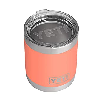 【中古】【輸入品・未使用】YETI (イエティ) RAMBER Lowball 10oz (296ml) 保冷 保温 ステンレス 真空二重構造 Coral [並行輸入品]