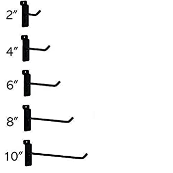 【中古】【輸入品・未使用】のみHangers商用グレードSlatwallフック???25のコンボパックAssortedサイズPegフックfor Slatwall???( 5?)各2インチ、4インチ、6インチ、8インチ｜ムジカ＆フェリーチェ店