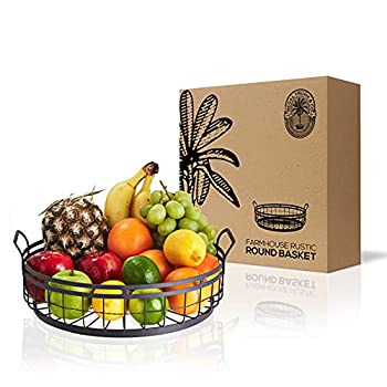 【中古】【輸入品・未使用】Farmhouse Decor ワイヤーバスケット - Regal Trunk & Co. ホームデコ ラウンドワイヤーバスケット | 素朴なフレンチカントリースタイル 装飾サ 16,871円