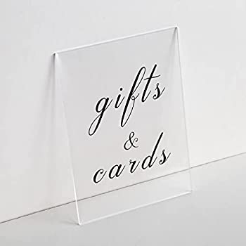 【中古】【輸入品・未使用】UNIQOOO 8x10インチ クリアアクリルシート | ウェディングアクリルサイン 10枚パック｜ムジカ＆フェリーチェ店