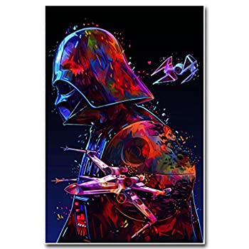 【中古】【輸入品・未使用】ダースベイダースターウォーズVIIクラシック作品アートシルクポスター 24x36インチ [並行輸入品]｜ムジカ＆フェリーチェ店