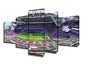 【中古】【輸入品・未使用】TUMOVO NFL アメリカンフットボール 5ピース 50''Wx24''H ブラック|ムジカ&フェリーチェ店