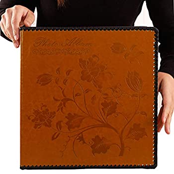 【中古】【輸入品・未使用】Totocan フォトアルバム 粘着式 特大 マグネット式 セルフスティック ページ写真アルバム レザーヴィンテージ風カバー 手作り DIY アルバム 3X5｜ムジカ＆フェリーチェ店