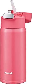 【中古】【輸入品・未使用】ピーコック 水筒 スポーツドリンク 対応 マグボトル ピンク 0.4L ステンレスボトル ストロータイプ APA-40 P|ムジカ&フェリーチェ店