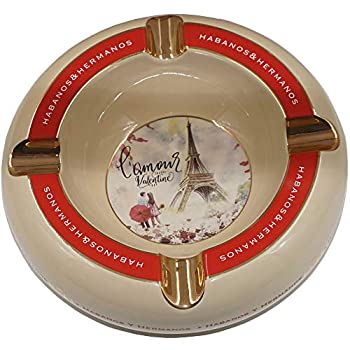 【中古】【輸入品・未使用】H&H 葉巻灰皿 - お祝いコレクション - クリスマス レッド
