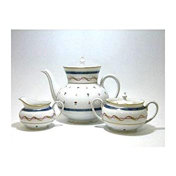 【中古】【輸入品・未使用】アビランド ヴューパリブルー ポット シュガー クリーマー (L) [並行輸入品]