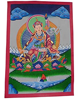 【中古】【輸入品・未使用】アジアン雑貨 ネパール仏画 パドゥマ・サムバヴァ.蓮華生大師 TA-17 [並行輸入品]