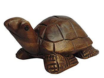 【中古】【輸入品・未使用】アジアン雑貨 カメの木彫り KME-2 [並行輸入品]｜ムジカ＆フェリーチェ店