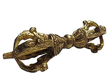 【中古】【輸入品・未使用】アジアン雑貨 ネパール仏具 ヴァジュラ（ドルジェ）DOR-6 [並行輸入品]
