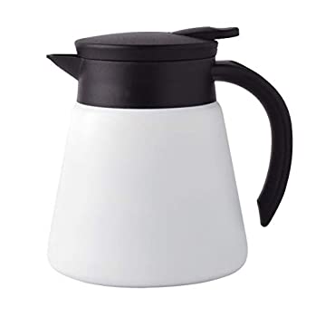 【中古】【インポート品・未当て嵌める】アークランドサカモト HONEYCOOK コーヒーポット 600竓 白いこと PR4344