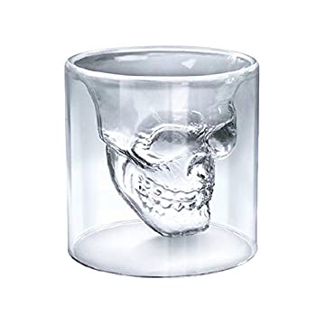 【中古】【輸入品・未使用】骸骨 ドクロ ロックグラス ショットグラス オンザロックグラス グラス クリア 200ml 9,360円