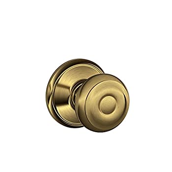 【中古】【輸入品・未使用】Georgian Knob ホールとクローゼットロック アンティーク真鍮|ムジカ&フェリーチェ店