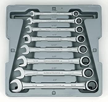 【中古】【輸入品・未使用】GearWrench 9308 8 Piece SAE Ratcheting Wrench Set [並行輸入品]