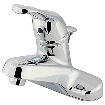 【中古】【輸入品・未使用】Kingston Brass KB511B Single Handle 4 in. Centerset Lavatory Faucet with Brass Pop-up [並行輸入品]