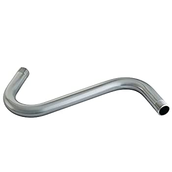 【中古】【輸入品・未使用】(Satin Nickel) - Kingston Brass K152A8 S-Shape Shower Arm%ｶﾝﾏ% Satin Nickel