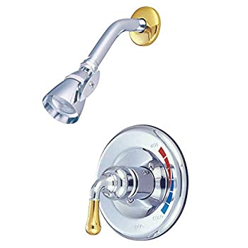 【中古】【インポート品・未当て嵌める】キングストン金管楽器Magellanむき出し手持ち部分シャワー水道の栓???ポリッシュクローム/Polished Brass