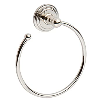 【中古】【輸入品・未使用】(Nickel) - Ginger 1121 Chelsea 18cm Wall Mounted Towel Ring%ｶﾝﾏ% Polished Nickel
