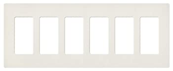 【中古】【輸入品・未使用】Lutron Claro 6-gang壁プレート SC-6-BI 1